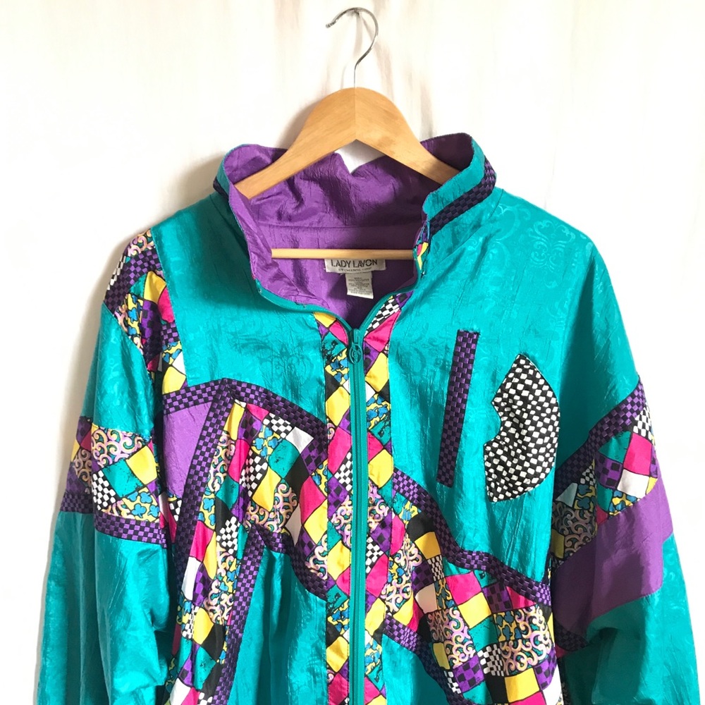 Vintage funky windbreaker